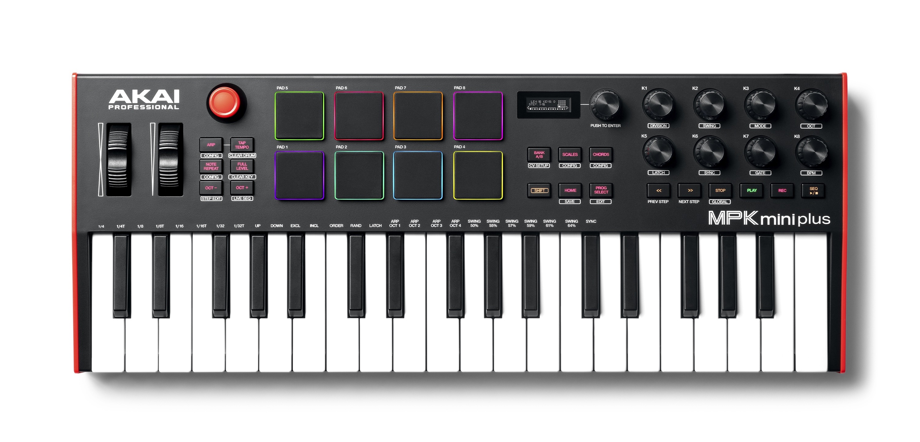 Akai MPK Mini Plus, un miniteclado con más teclas, más